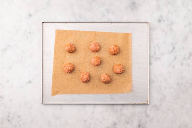 Roast Beyond Meat® meatballs