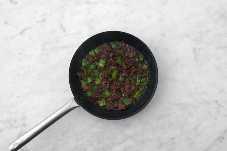 Cook Beyond Meat® and veggies 