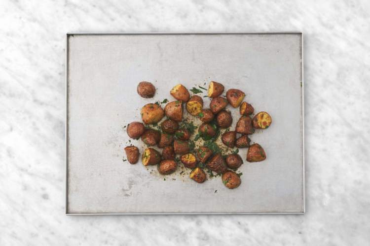 Finish potatoes