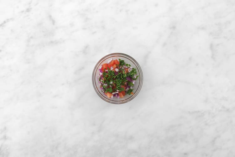 Préparer la salsa
