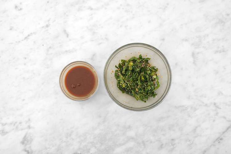 Bland woksauce