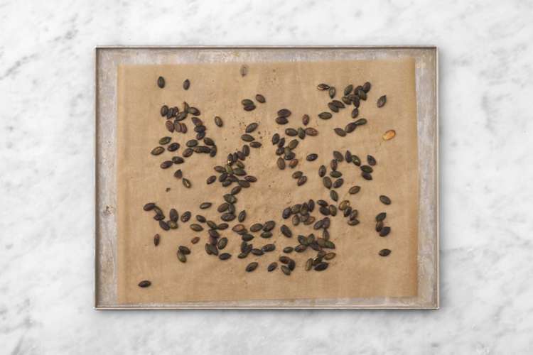 Rosta pumpakärnor