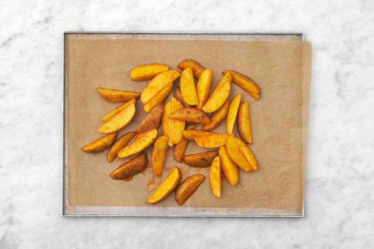 Kartoffeln rösten