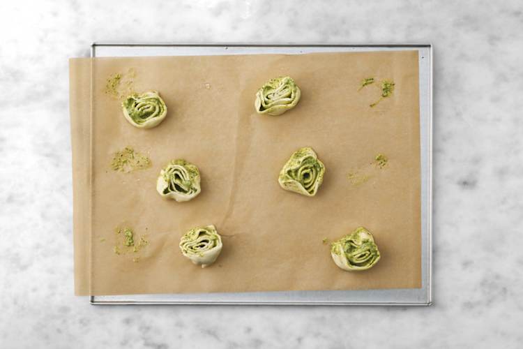 Schnecken aufrollen