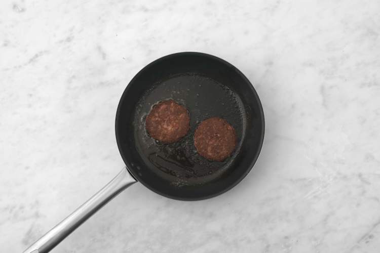 Patties anbraten