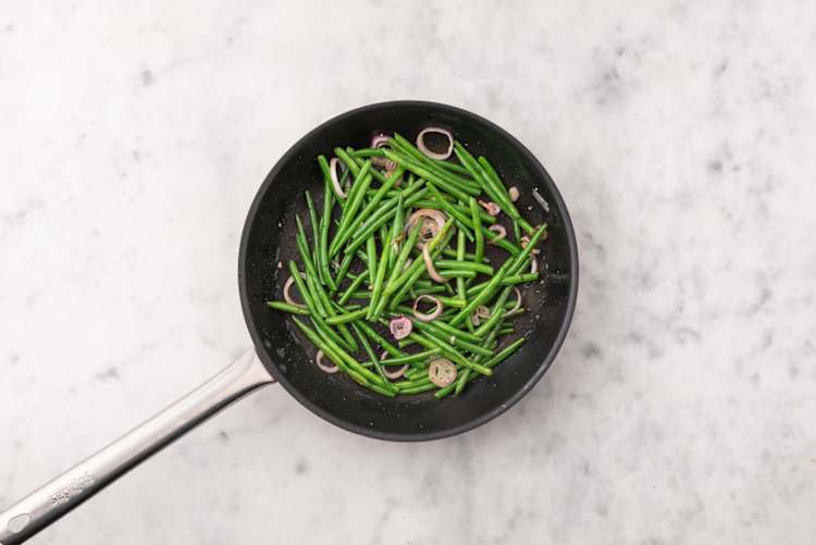 Cook green beans