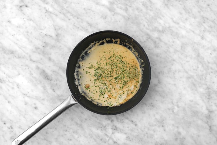Make your Chive Sauce