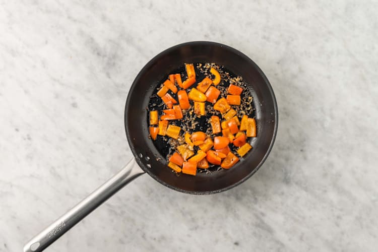 Cook veggies