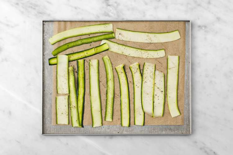 Courgette bereiden