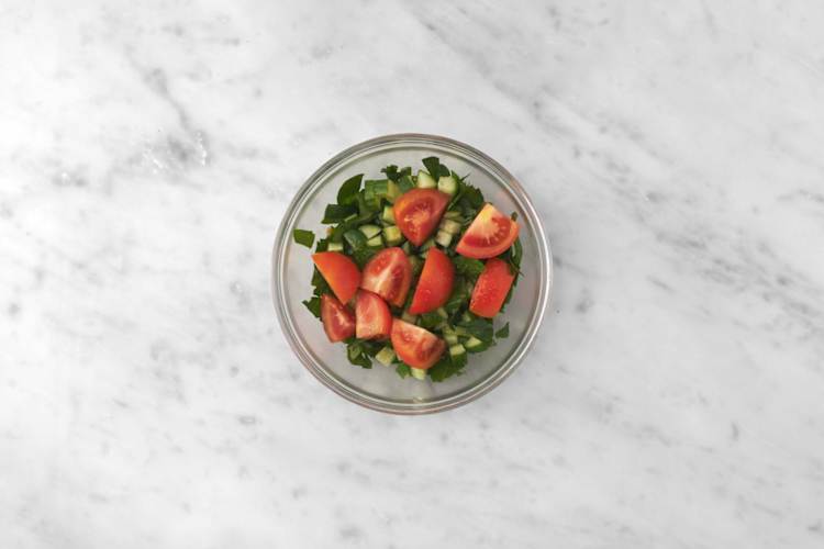 Salade maken