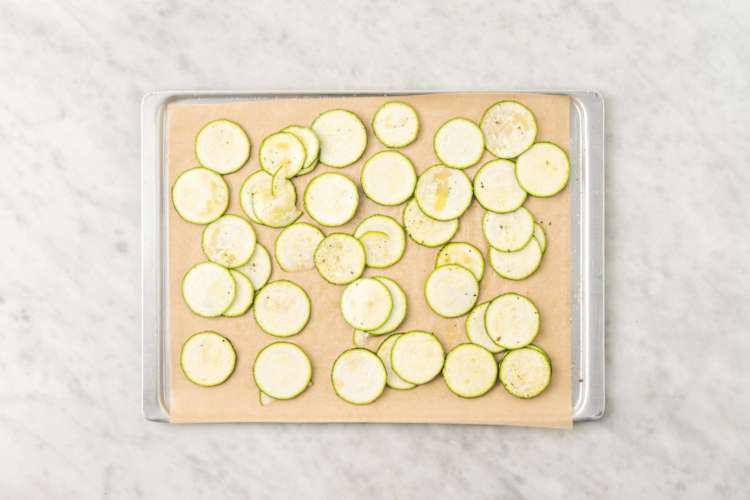 Courgette roosteren