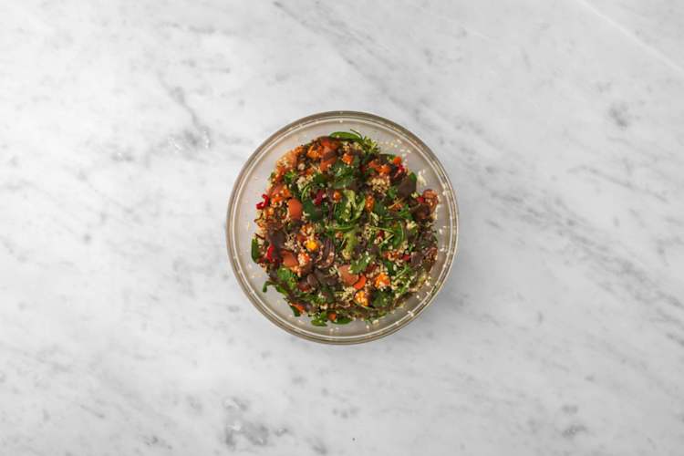 Salade op smaak brengen