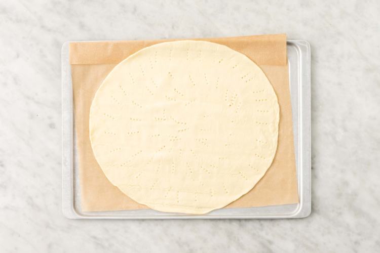 Cuire la pâte à blanc