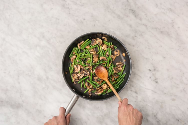 Cook veggies