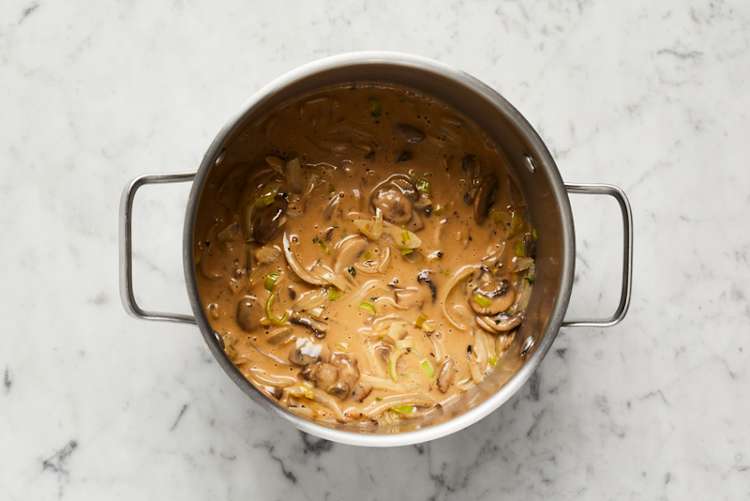 Simmer soup