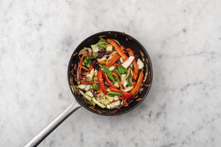 Cook veggies