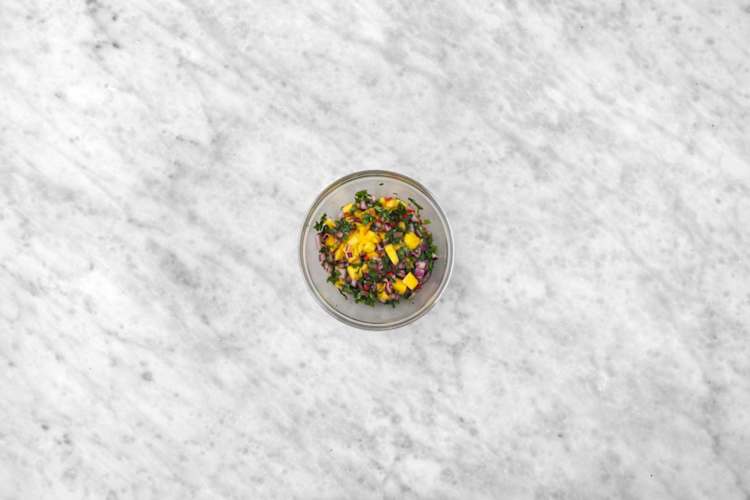 Blanda mangosalsa