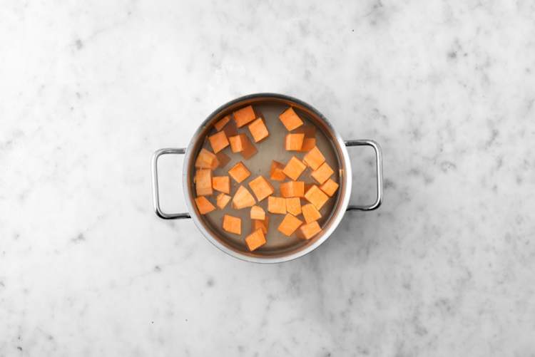 Soften the Sweet Potato