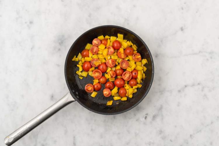 Cook veggies