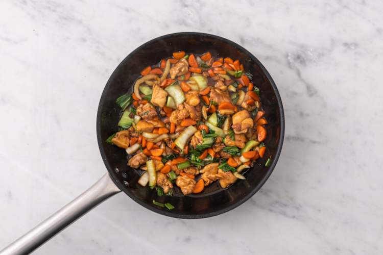 Assemble stir-fry