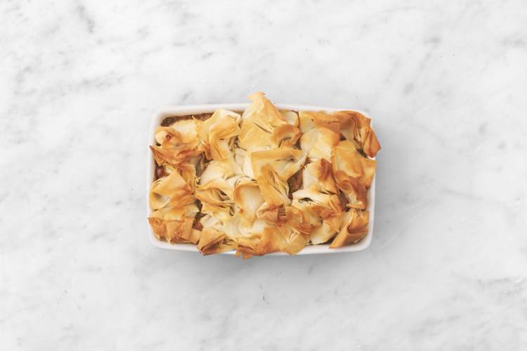Add the Filo Pastry
