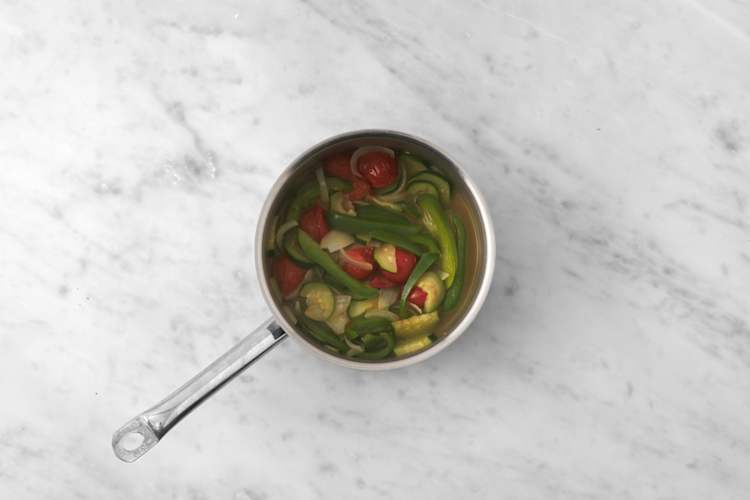 Cuocere le verdure