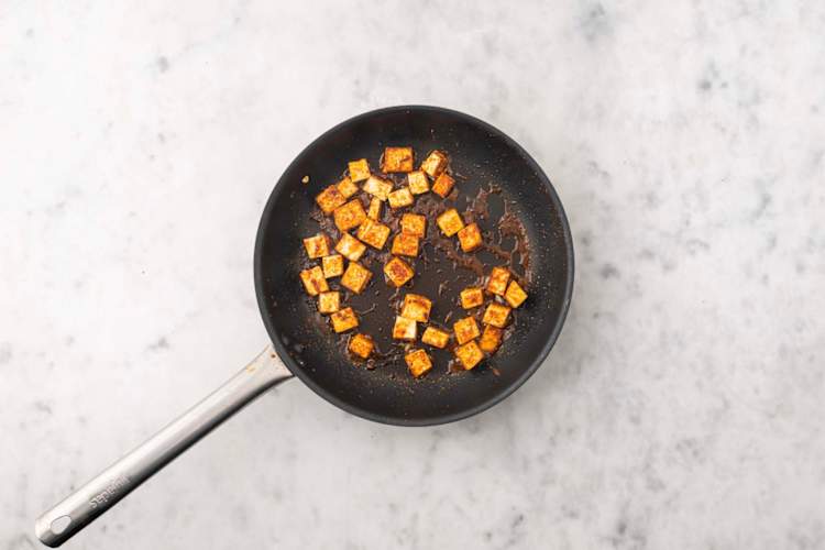 Fry the Spiced Tofu
