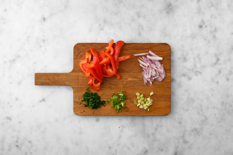 Prepara los ingredientes