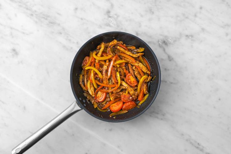 Saltea las verduras
