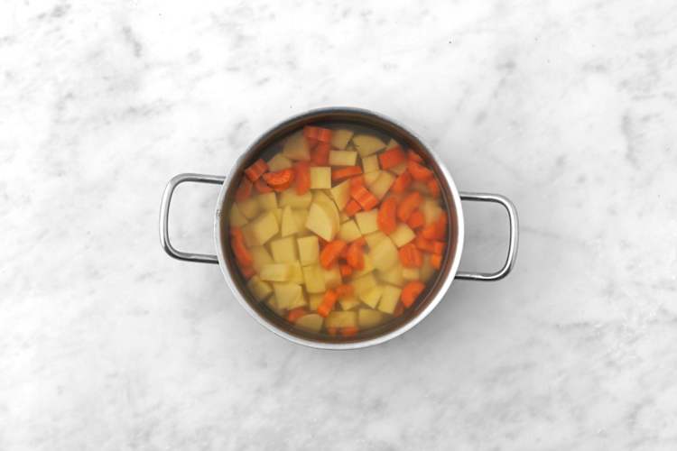 Cuece las verduras
