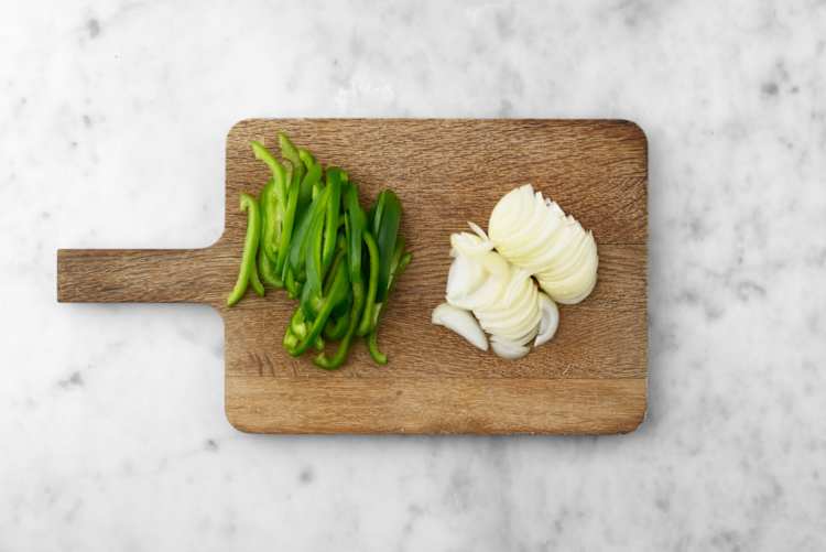 Prepara las verduras