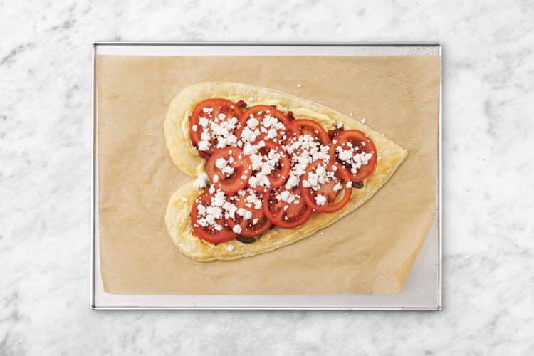 Garnir la tarte