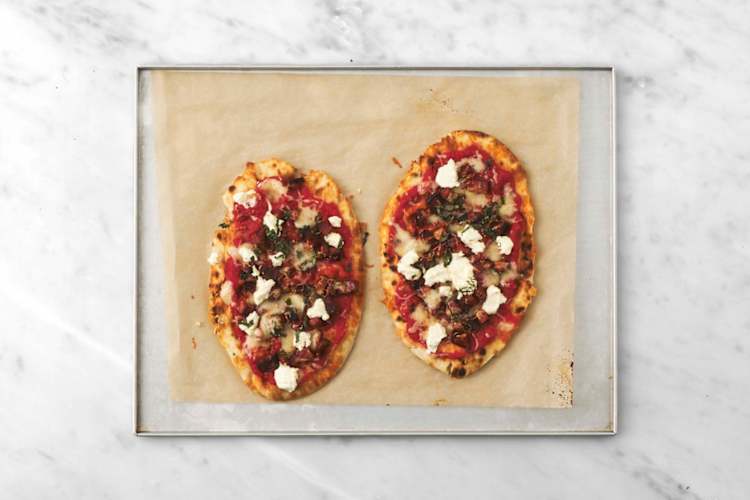 Garnir la pizza