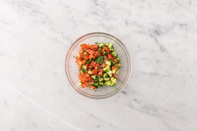 Salade maken