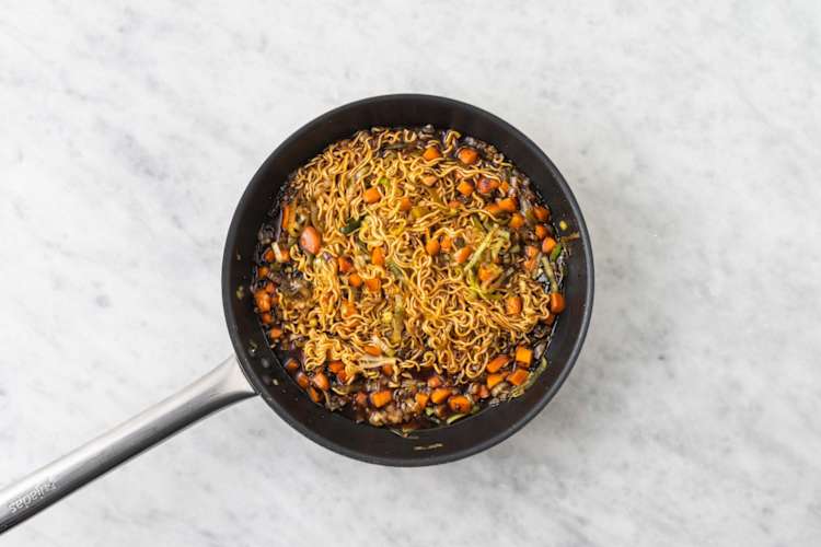 Stir-fry afmaken