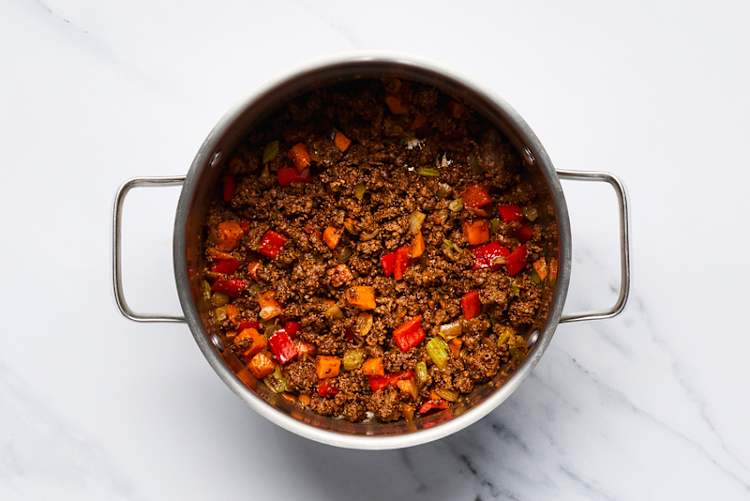  Cook beef