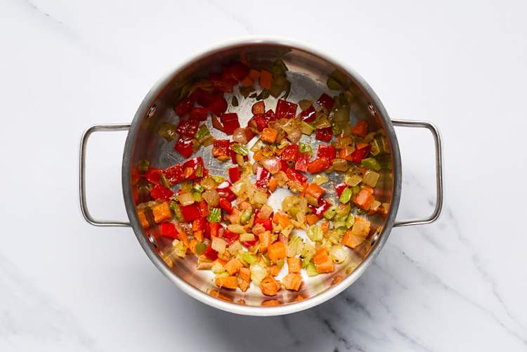 Cook veggies