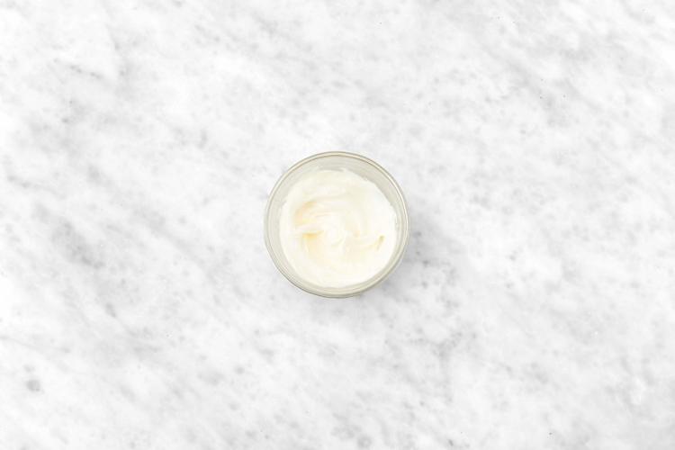 Make salad and tahini sauce