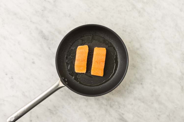 Cook shrimp