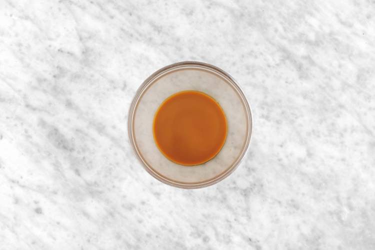 Prep and make teriyaki sauce