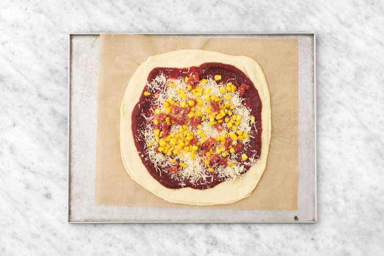 Förbered pizzarullar