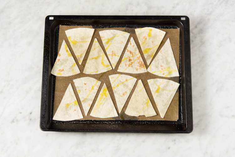 Tortilla-Chips zubereiten