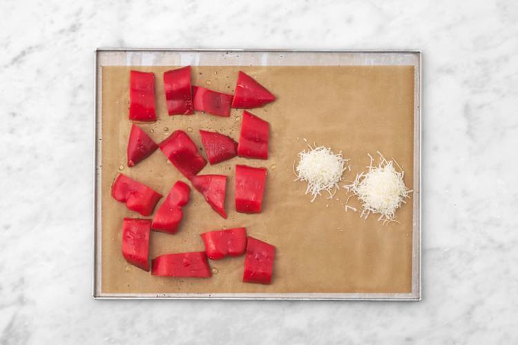 Spitzpaprika backen