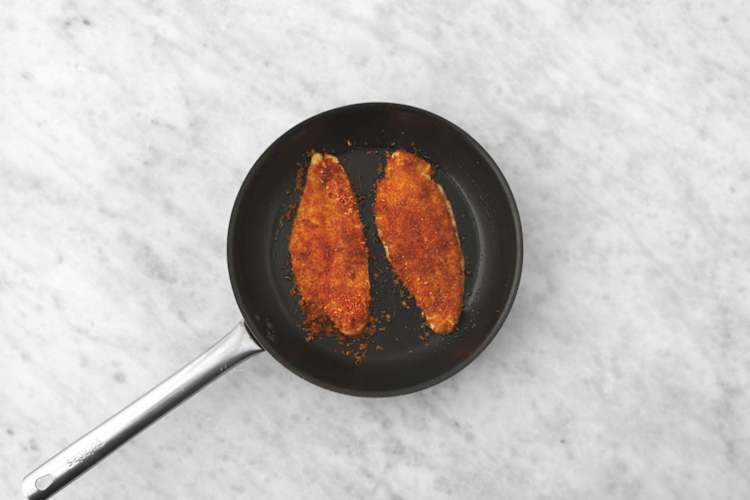 Fisch anbraten