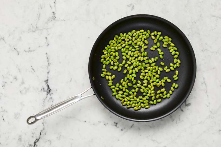 Cook edamame