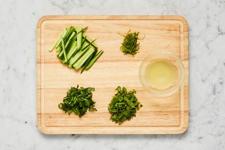 Boil water and prep