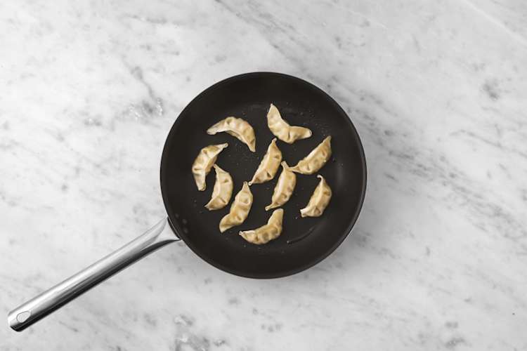 Cook gyoza
