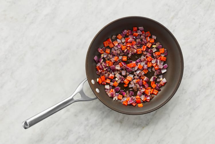 Cook veggies