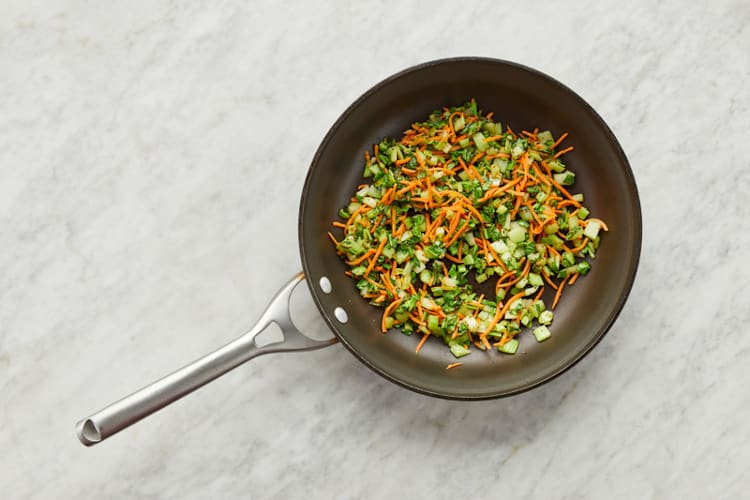 Cook veggies
