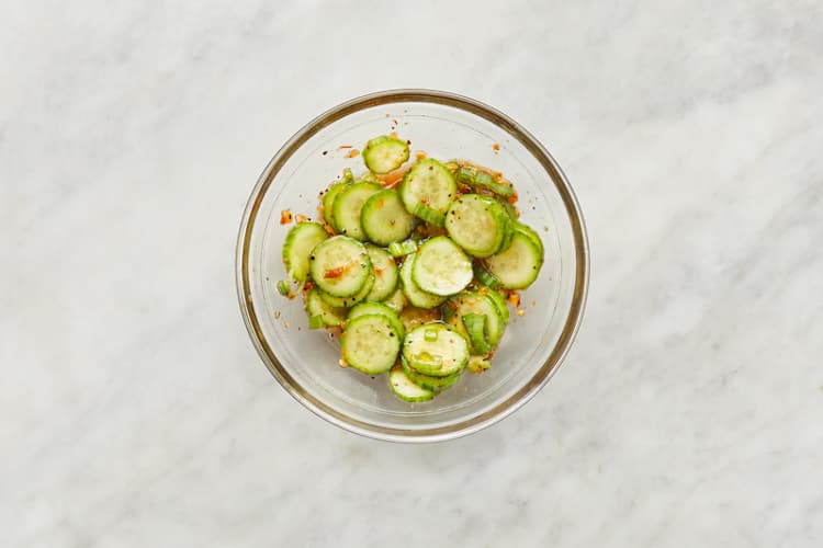 Prep and make salad